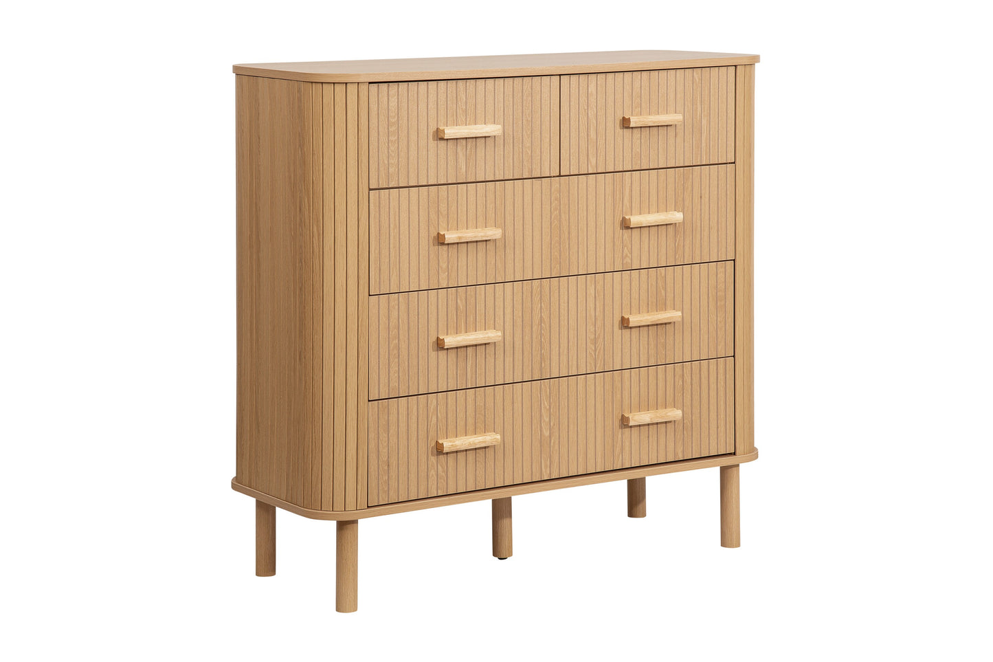 Axel 5 Drawer Fluted Chest