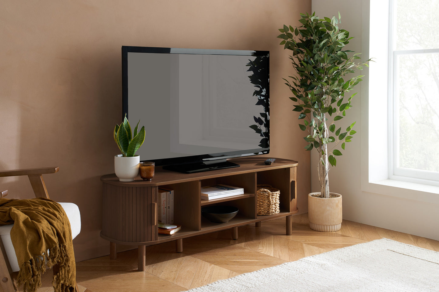 Axel Fluted TV Unit