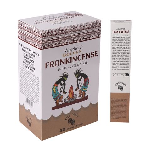30g Golden Frankincense Smudging Resin Sticks