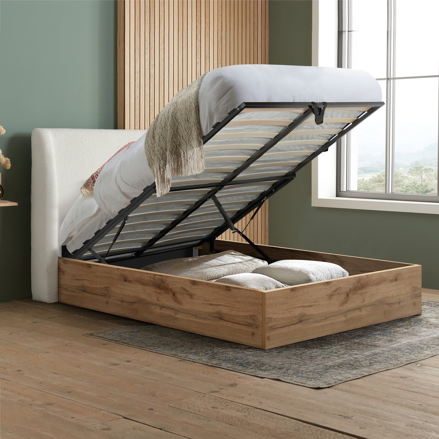 Halfden King Ottoman Bed