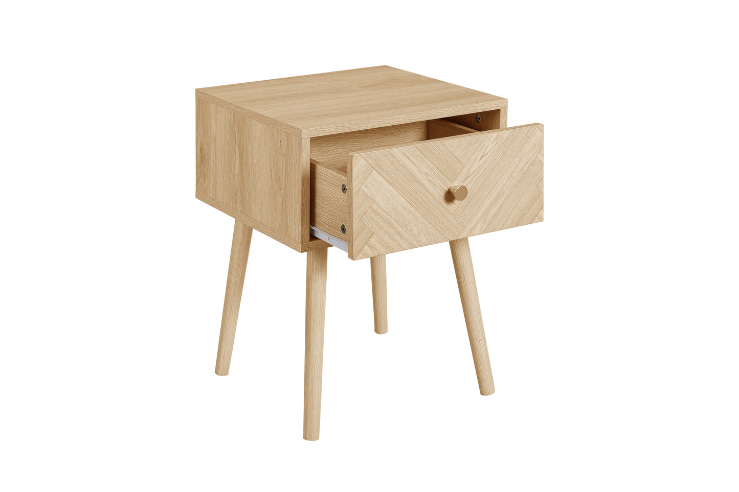 Herringford 1 Drawer Bedside