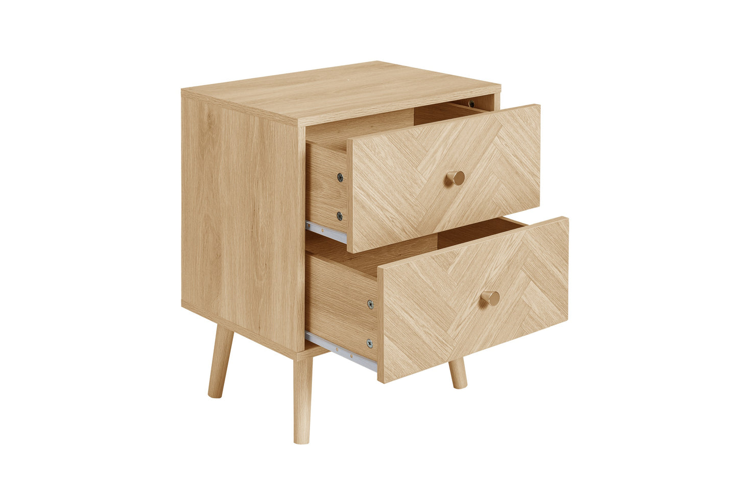 Herringford 2 Drawer Bedside