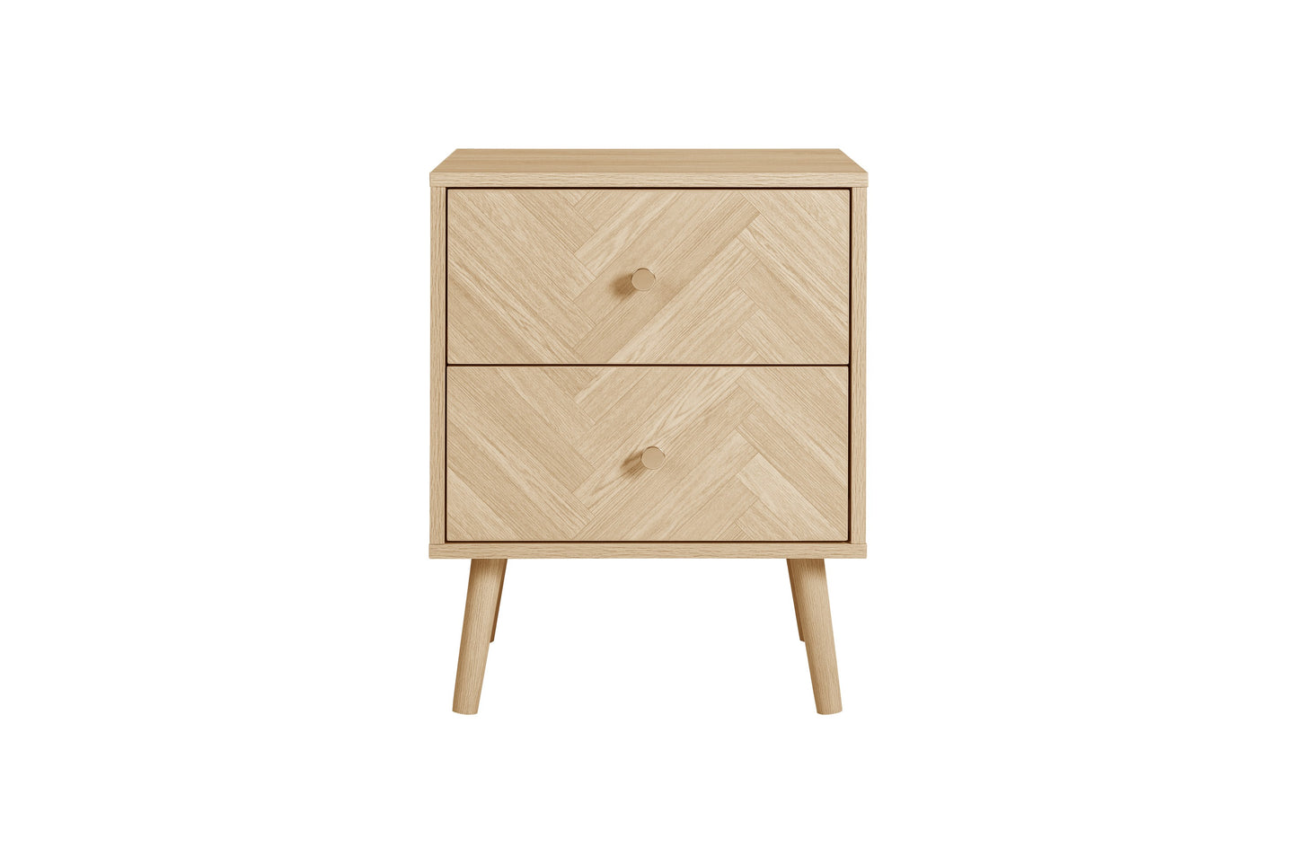 Herringford 2 Drawer Bedside