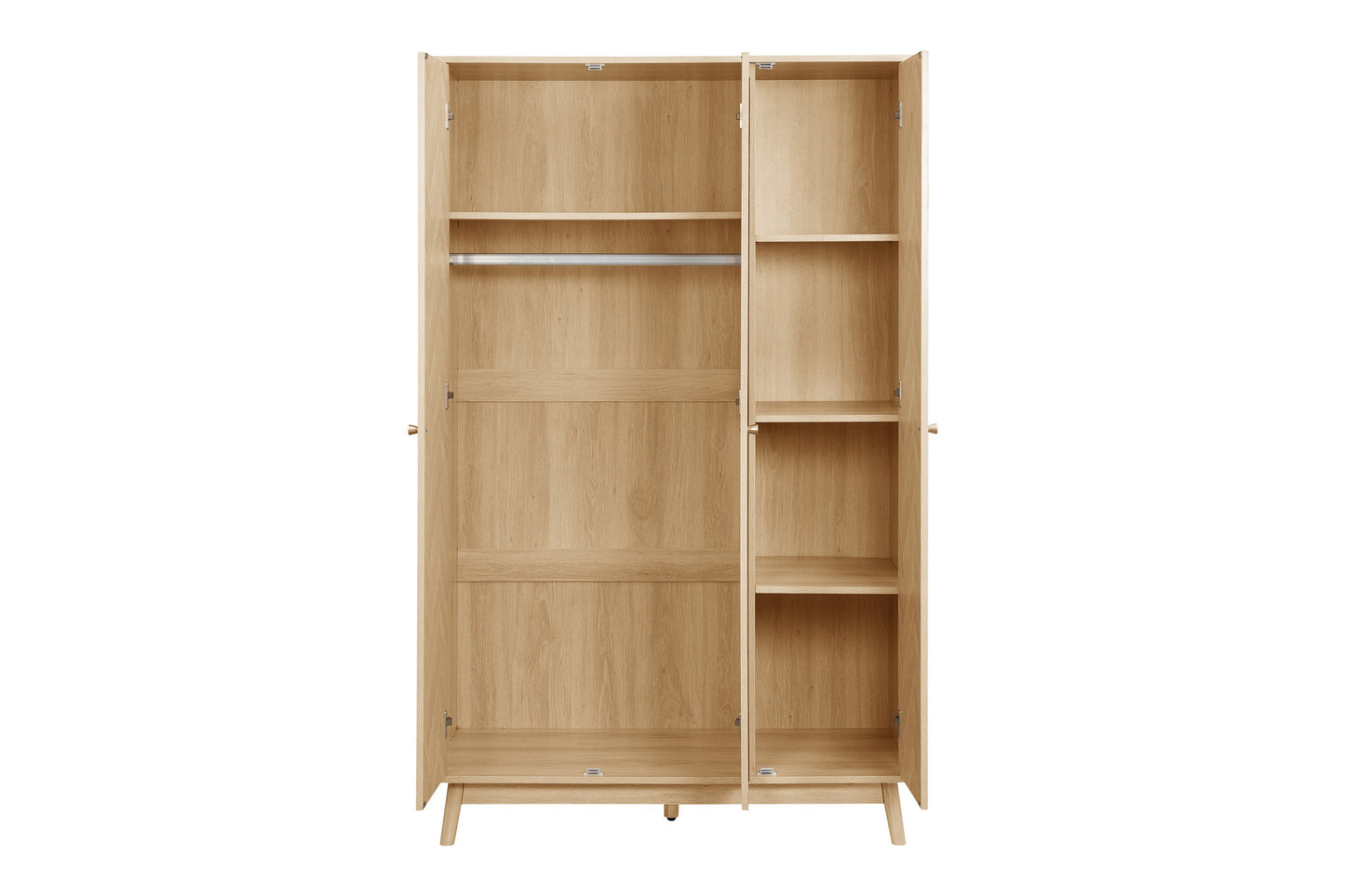 Herringford 3 Door  Wardrobe With Mirror
