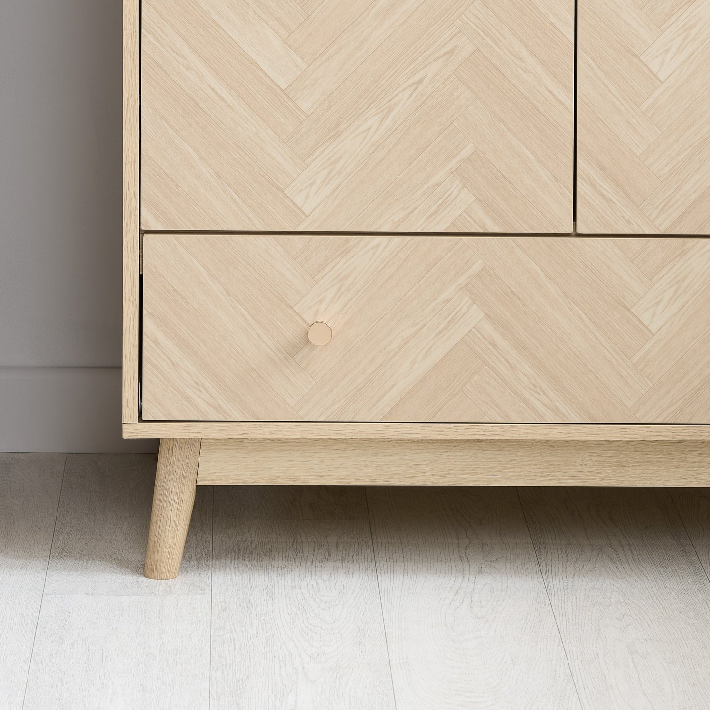 Herringford 2 Door 1 Drawer Wardrobe