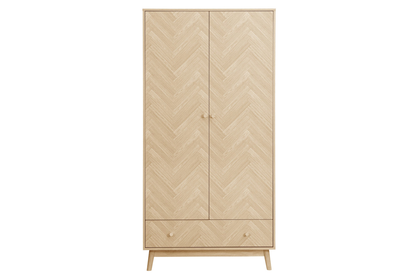Herringford 2 Door 1 Drawer Wardrobe