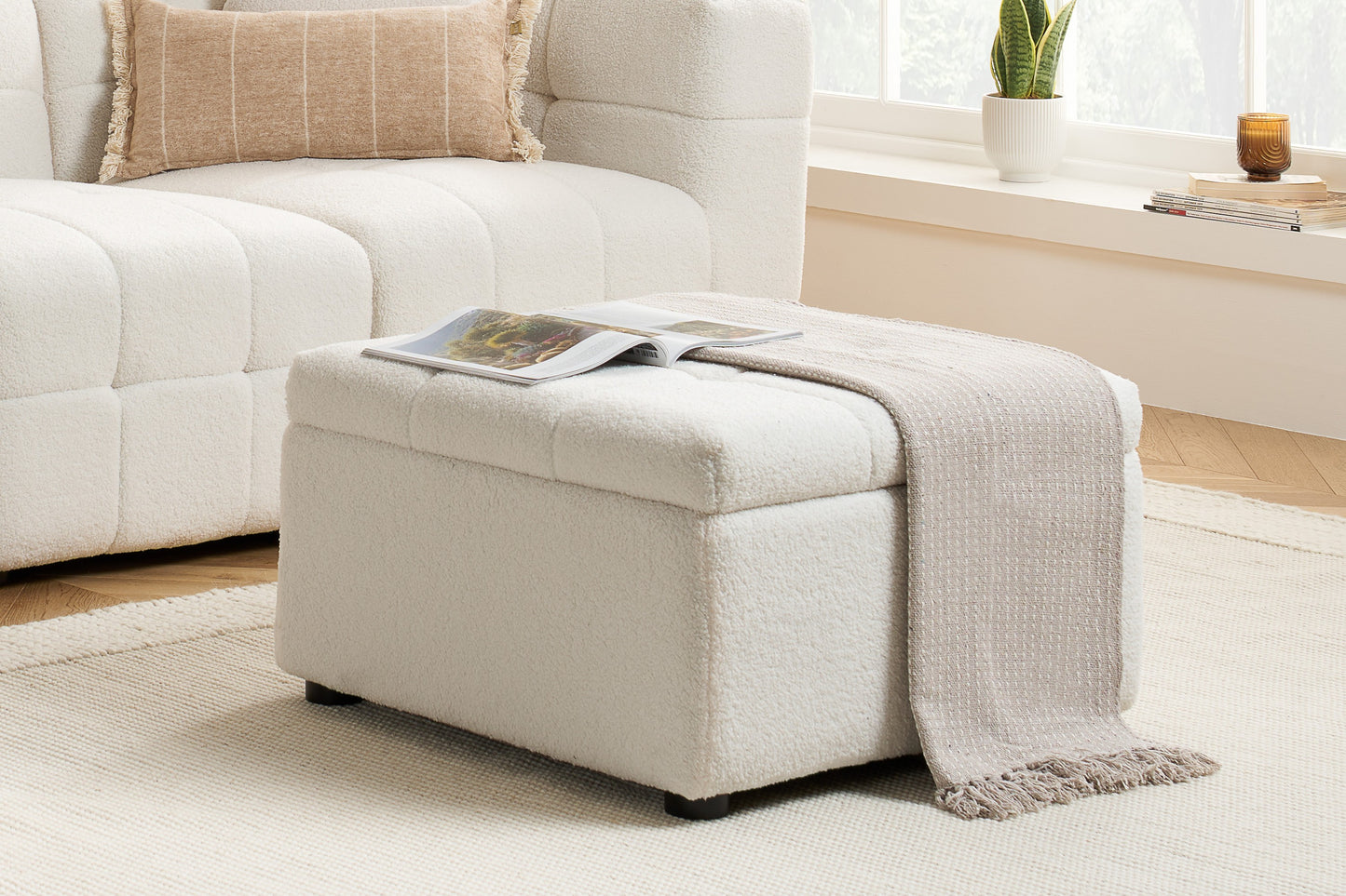 Milo 2 Seater Sofa With Footstool