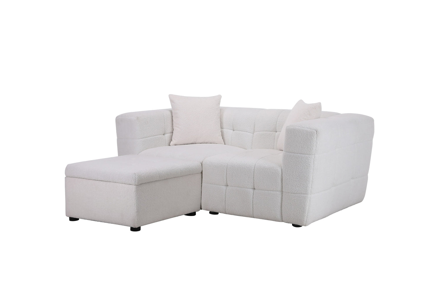 Milo 2 Seater Sofa With Footstool