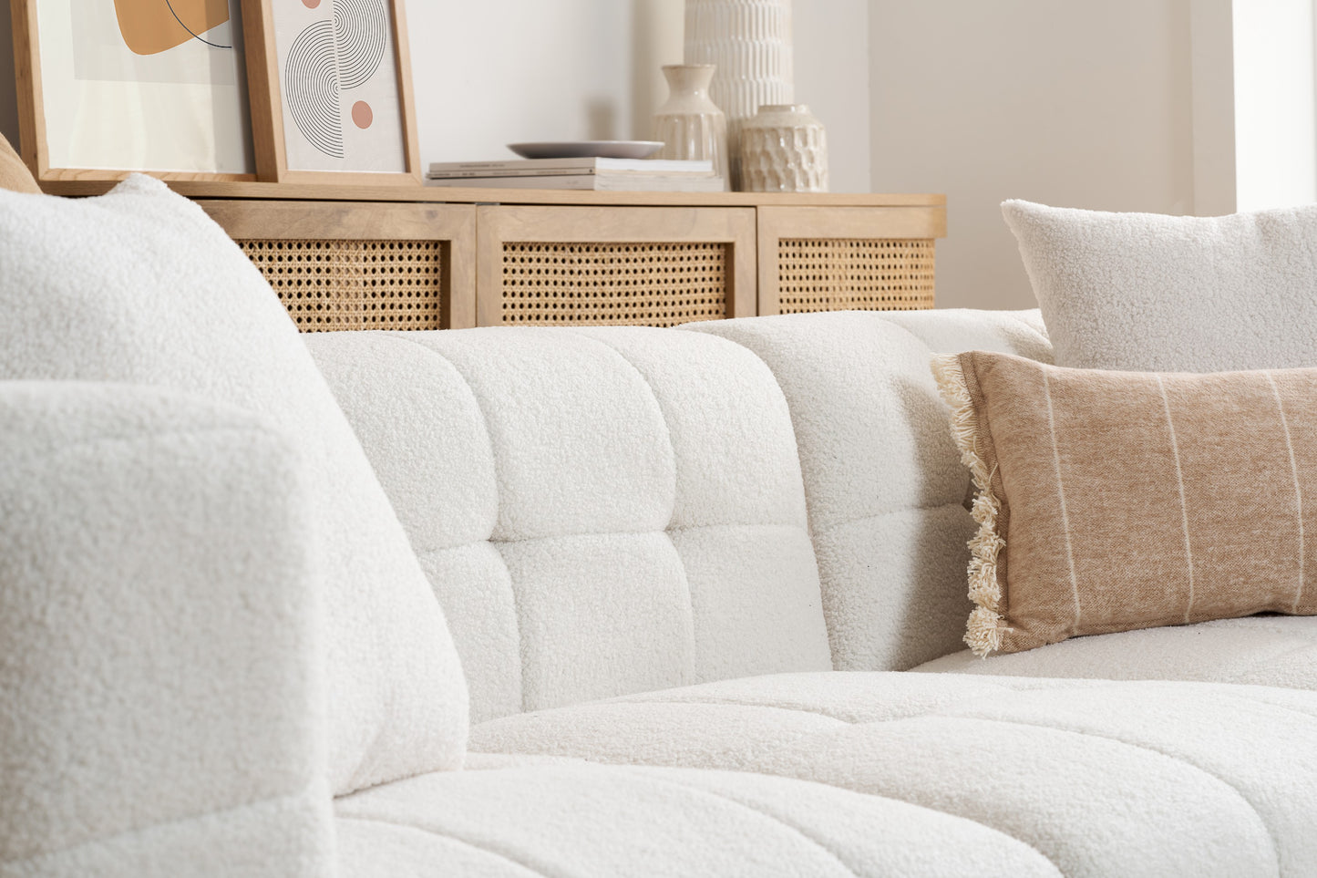 Milo 3 Seater Sofa With Footstool