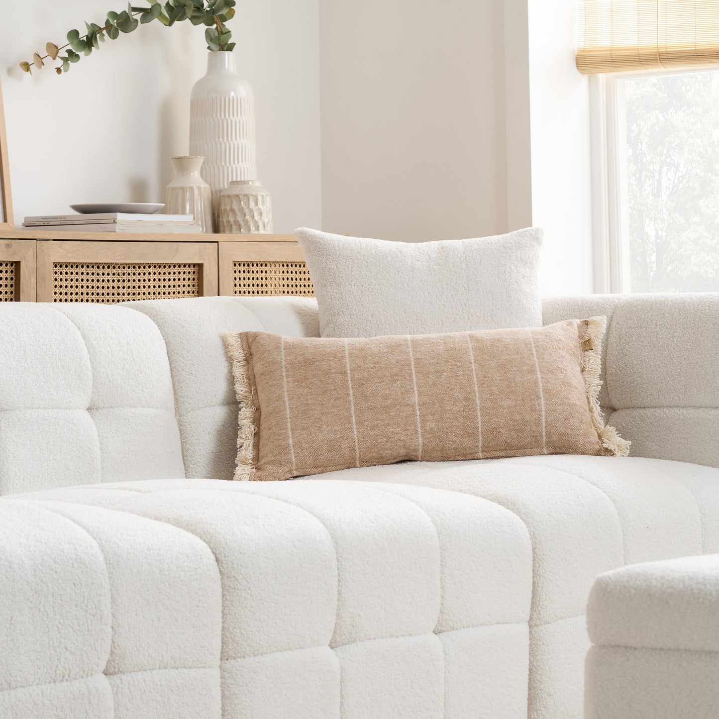 Milo 3 Seater Sofa With Footstool