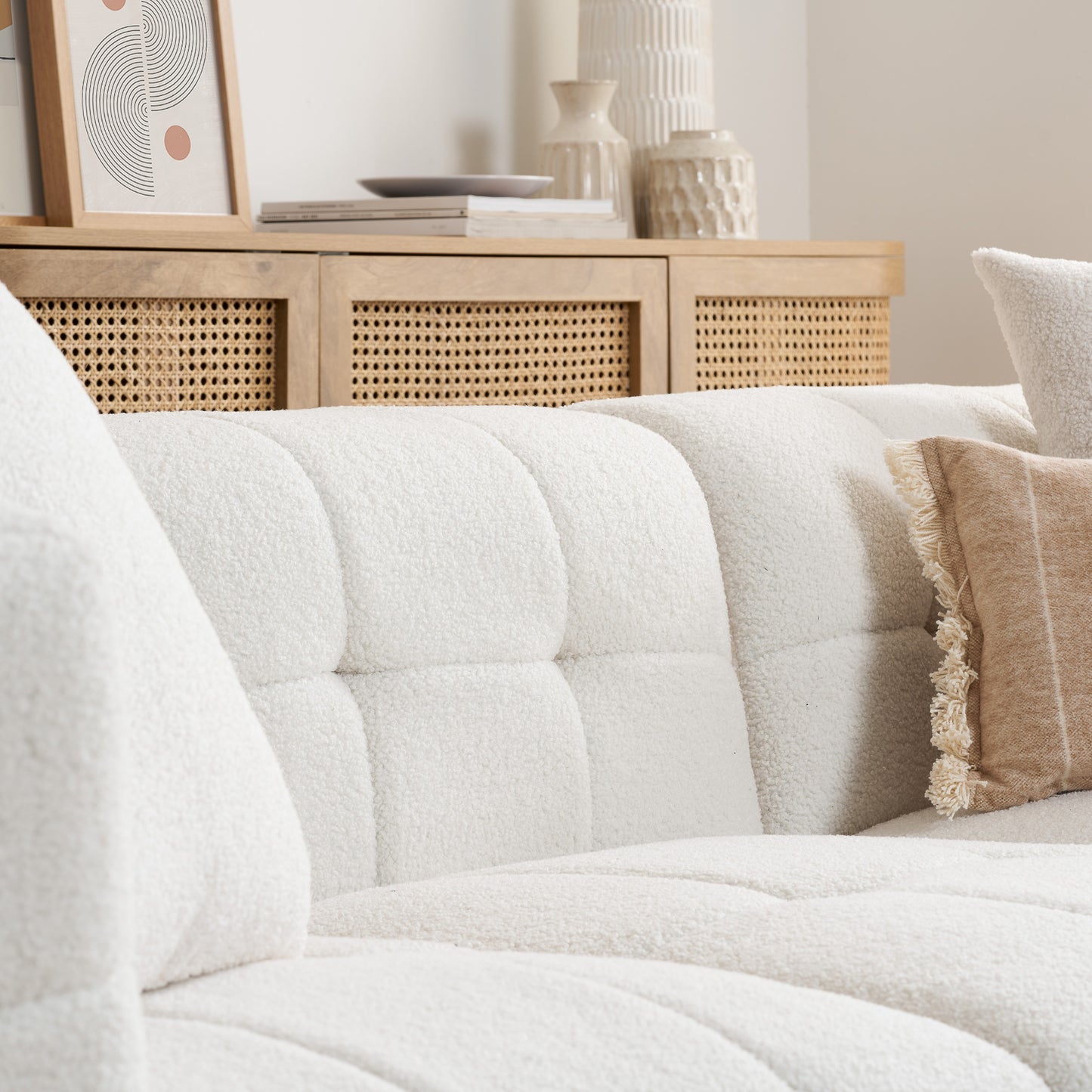 Milo 3 Seater Sofa With Footstool