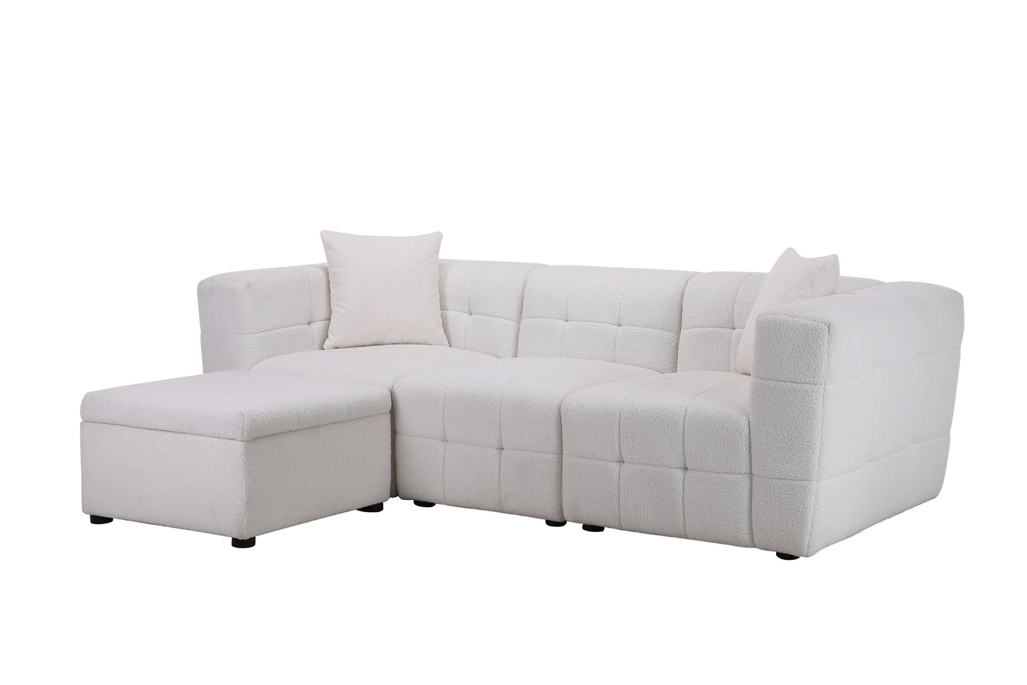 Milo 3 Seater Sofa With Footstool