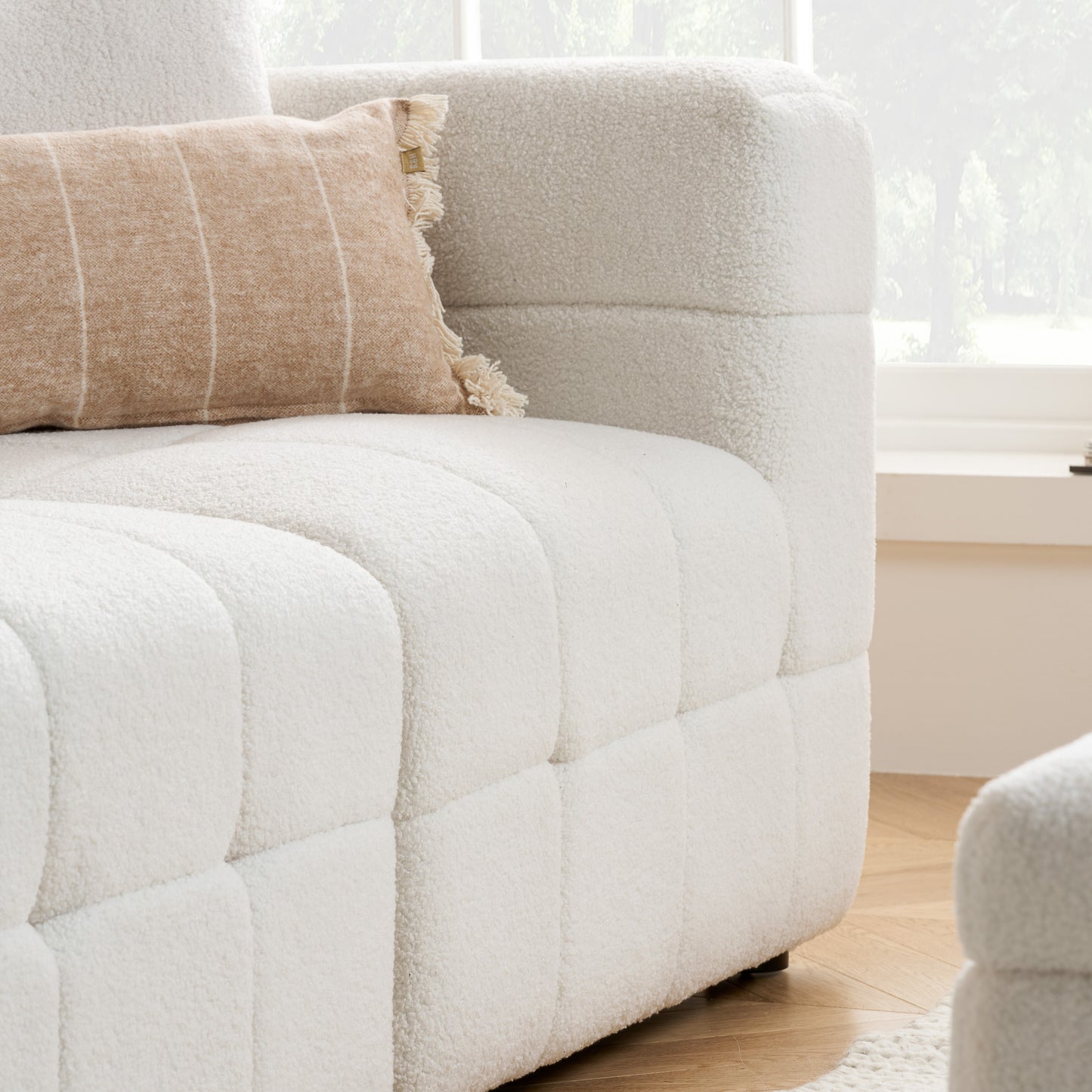 Milo 3 Seater Sofa With Footstool
