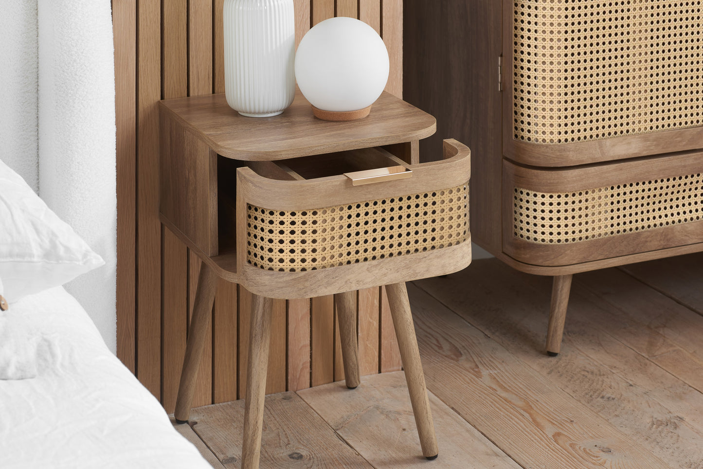 Noah 1 Drawer Bedside