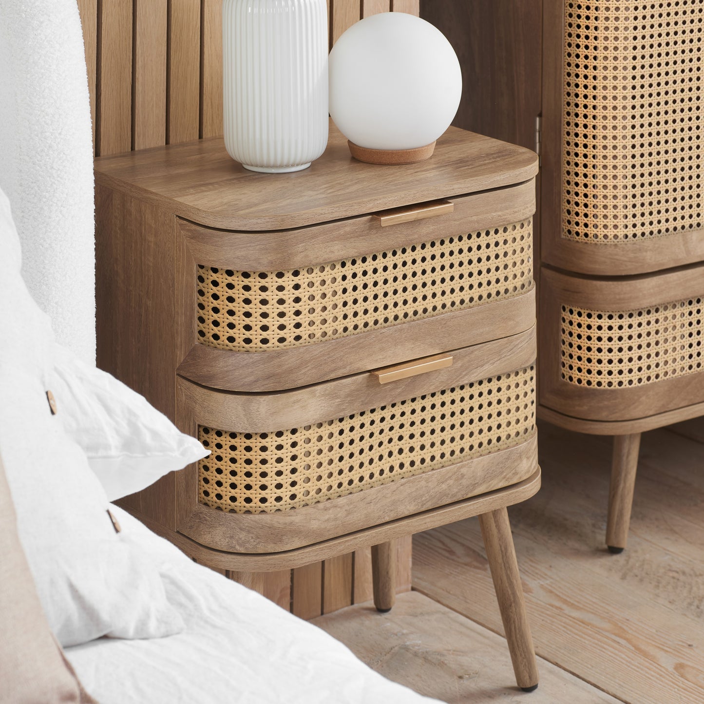 Noah 2 Drawer Bedside