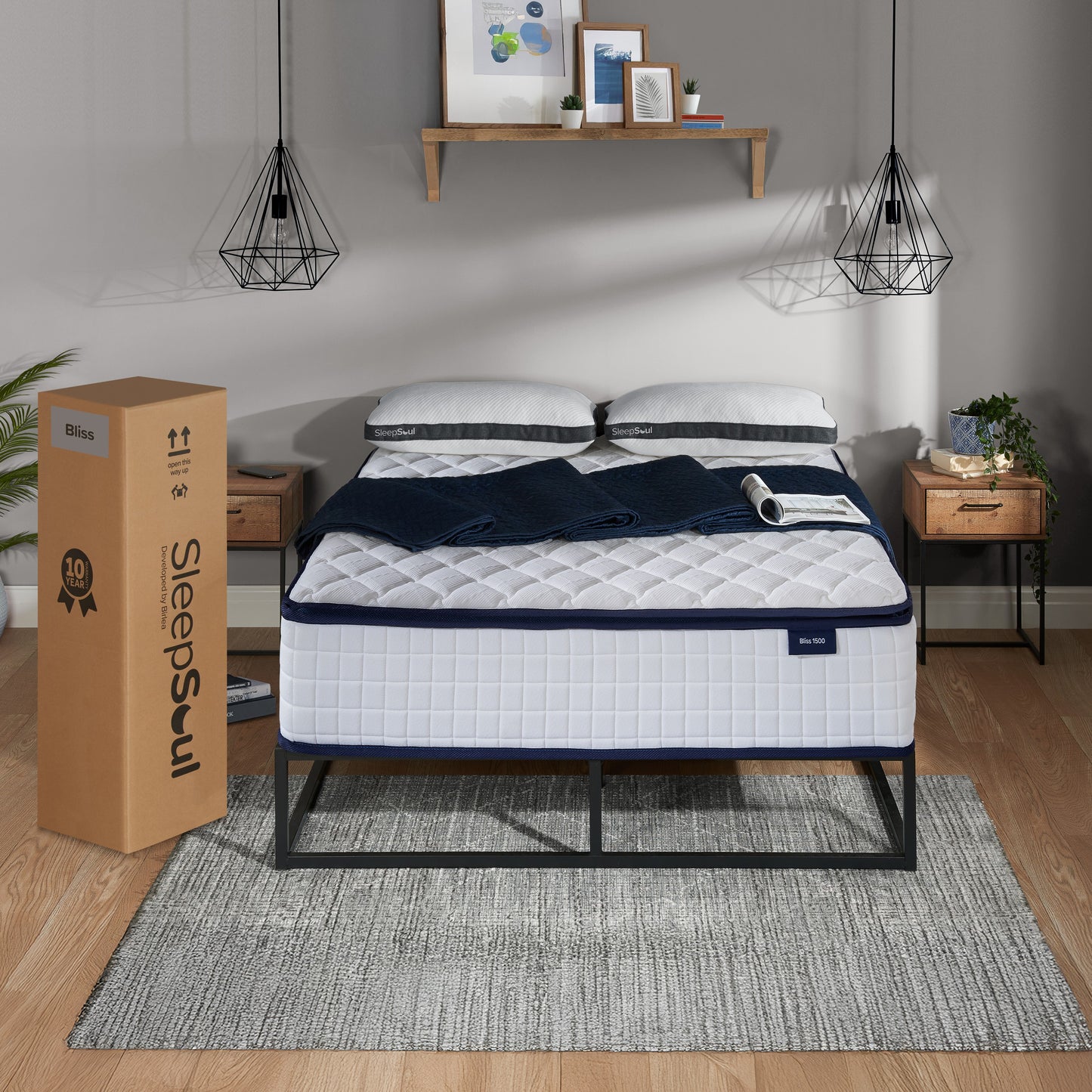 SleepSoul Bliss 1500 King Mattress