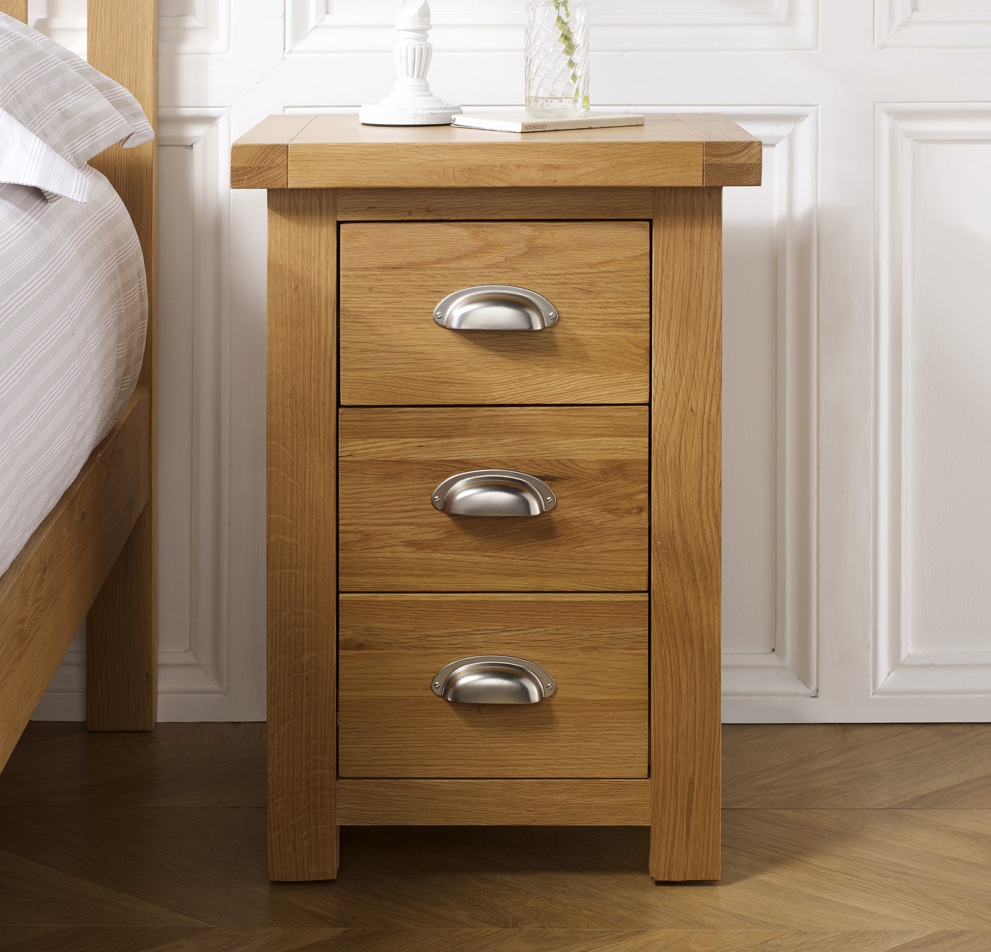 Woburn Large 3 Drawer Bedside