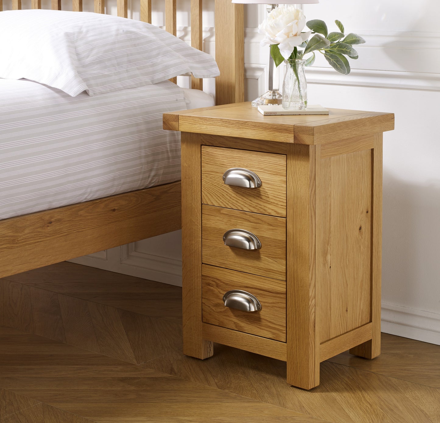 Woburn Small 3 Drawer Bedside